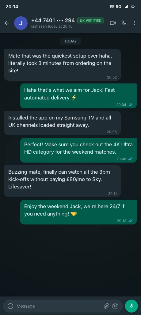 Verified customer review screenshot 4
