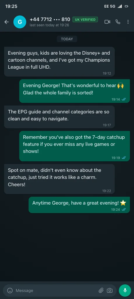 Verified customer review screenshot 6