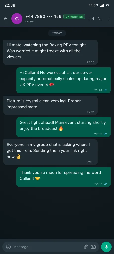 Verified customer review screenshot 7